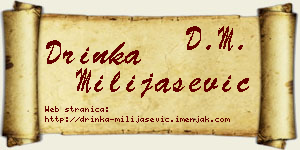 Drinka Milijašević vizit kartica